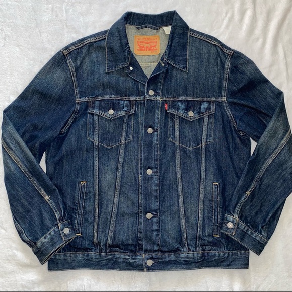 Levi's Other - Levi’s Dark Wash Trucker Jean Jacket